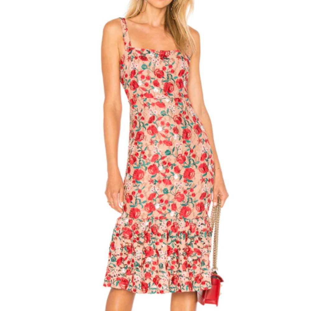 Lovers + Friends Under the Stars Midi Dress